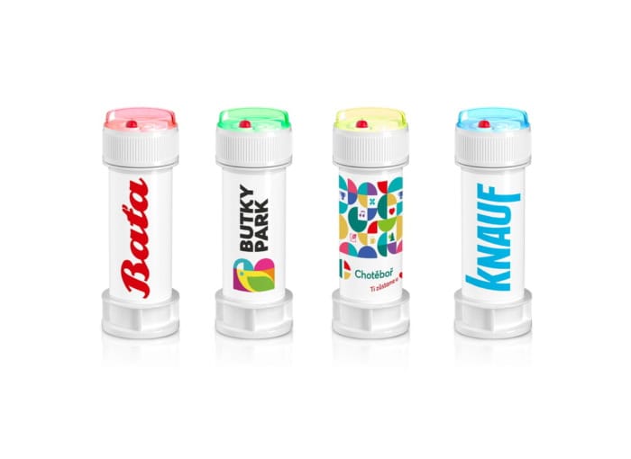 reklamní bublifuk Dulcop Reklamní bublifuk s hračkou