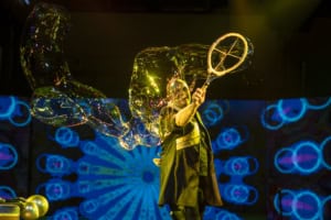 Bubble show Hungary show with bubbles Budapest