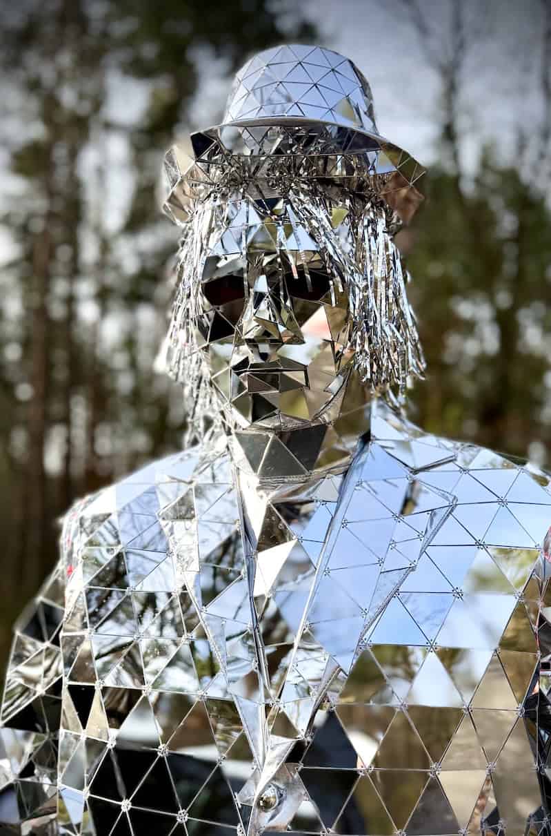 mirror bubble man mirror bubbling show